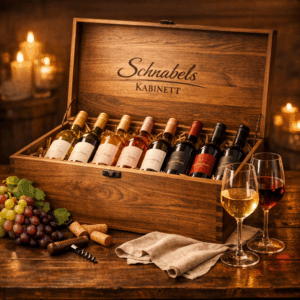 Weinpaket: Schnabels Weinkabinett – Prestige-Paket für besondere Momente.