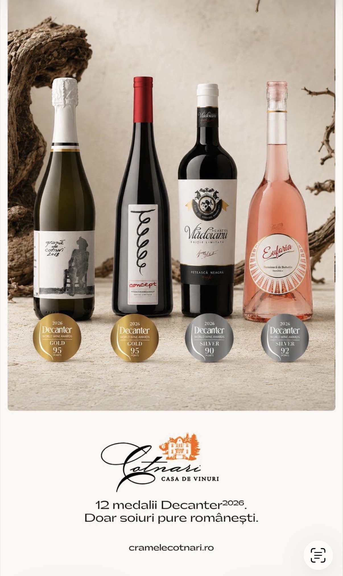 DECANTER EXKLUSIV-PAKET 2026, Casa de Vinuri Cotnari