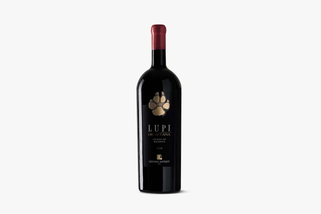 Flasche LUPI Rezerva, Flaggschiff der Gitana Winery